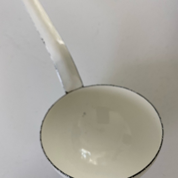 Vintage White Enamel Ladle - Picture 6 of 6